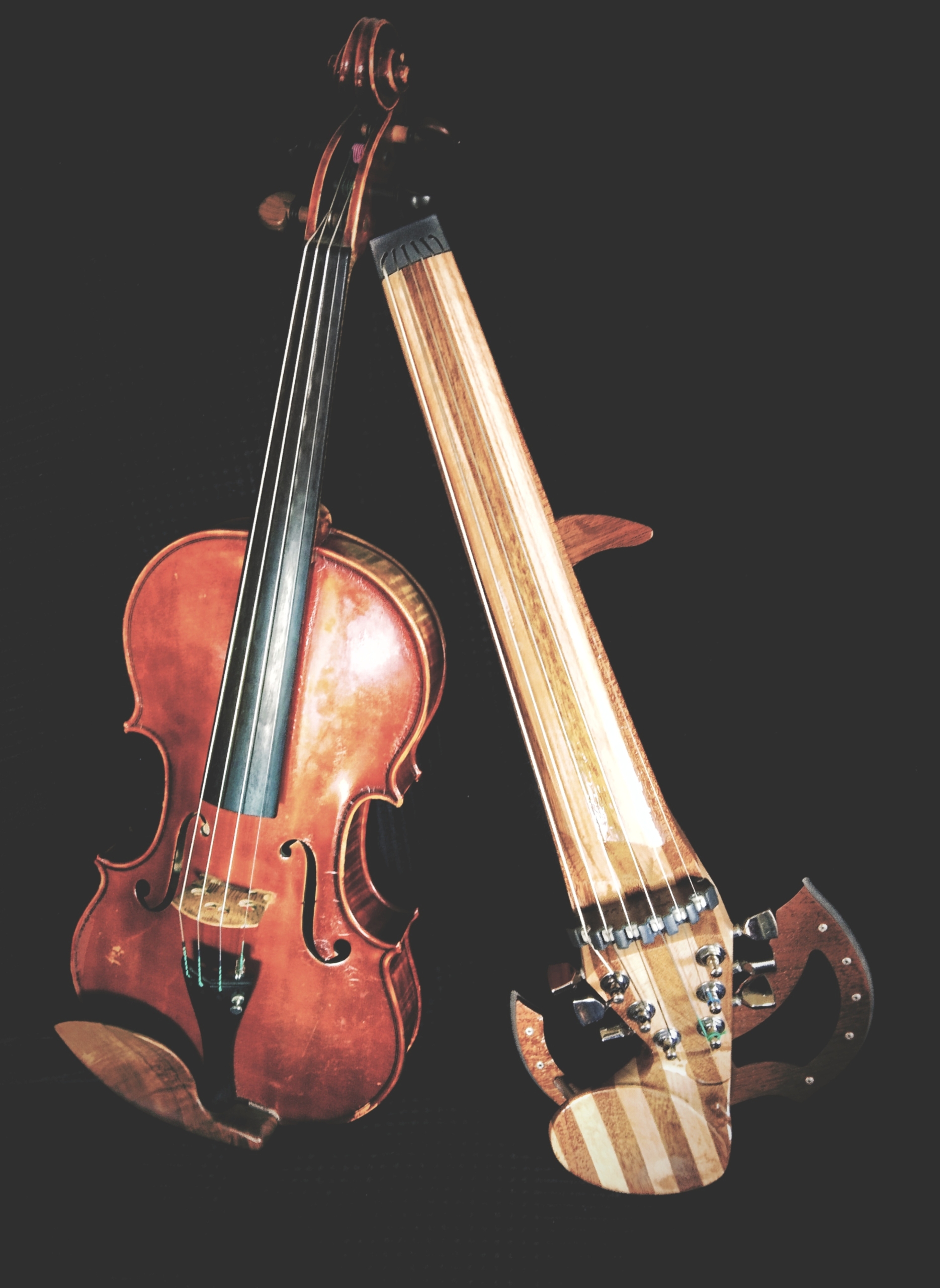 Anaïs Laffon violon acoustique et électrique 3D Varius violon électrique